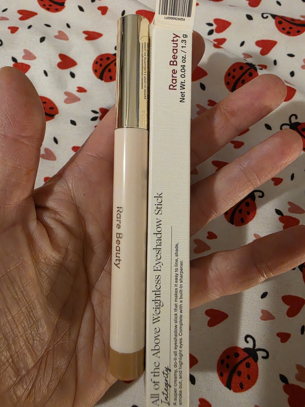 Rare Beauty All of the Above Weightless Eyeshadow Stick Intergity – Soft Beige
